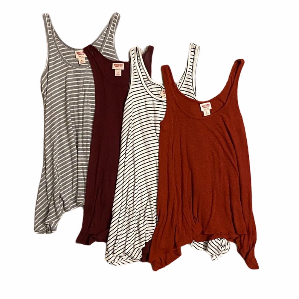 MOSSIMO Flowy Tank Tops (Set of 4)